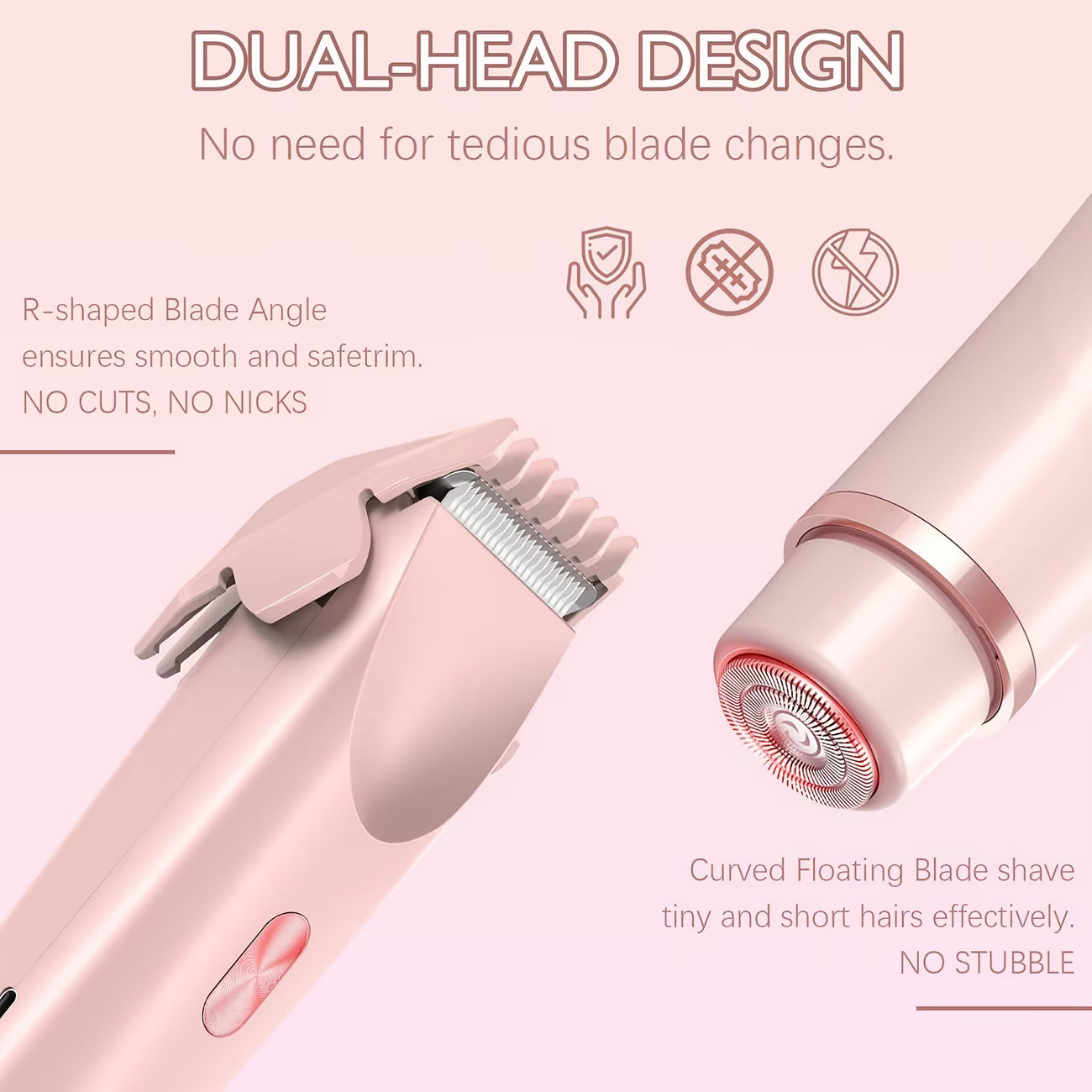 2-in-1 Electric Hair Remover for Women