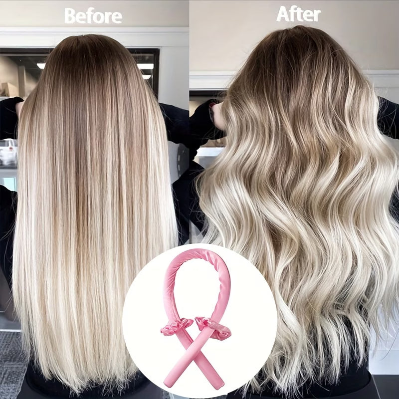 Minimalist Fabric Hair Curler with Bow Detail
