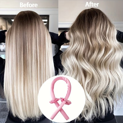 Minimalist Fabric Hair Curler with Bow Detail