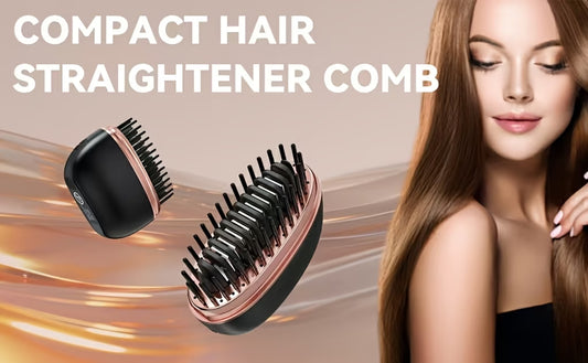 Compact Cordless Hair Straightening Comb