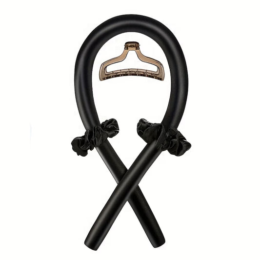 Minimalist Fabric Hair Curler with Bow Detail